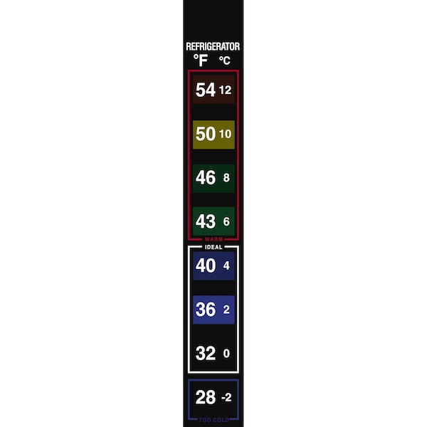 Reusable Low-Temperature Labels, R, PK 10